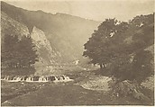 Entrance to Dove Dale, Derbyshire, George Bankart  British, Photogravure