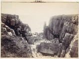 [Rocky Inlet with Seascape], Francis Bedford  British, Albumen silver print