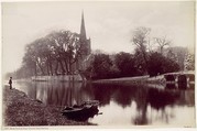 Stradford-on-Avon Church, from the Avon, Francis Bedford  British, Albumen silver print from glass negative
