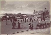 Rhyl. The Pavilion and Pier, Francis Bedford  British, Albumen silver print from glass negative