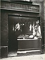 Boucherie, Rue Christine, Eugène Atget  French, Gelatin silver print from glass negative