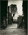 Coin rue du Cimitière, Saint-Benoît, Eugène Atget  French, Gelatin silver print from glass negative