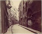 Hotel de Sens, rue de l'Hôtel de Ville, Paris, Eugène Atget French, Albumen silver print from glass negative