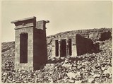 Temple d'Andour, Félix Bonfils  French, Albumen silver print from glass negative