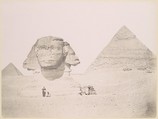 Pyramides et le Sphinx, Félix Bonfils  French, Albumen silver print