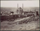 Caire près du Mokkatam, Félix Bonfils  French, Albumen silver print from glass negative
