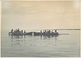 Hauling in Nets, Long Island Sound, Charles E. Bolles  American, Platinum print