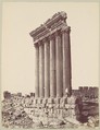 The Temple of the Sun at Baalbec, Félix Bonfils  French, Albumen silver print