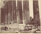 [Details of the Colonnade of the Parthenon, Athens], Félix Bonfils  French, Albumen silver print