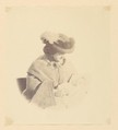 [Vignetted portrait, woman holding a baby], Alfred Capel Cure  British, Albumen silver print from glass negative