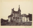 Byland Abbey, Alfred Capel Cure British, Albumen silver print from paper negative