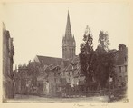 St. Pierre, Caen, Alfred Capel Cure British, Albumen silver print from paper negative