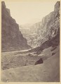 Grand Cañon of the Colorado River, Mouth of Kanab Wash, looking West, William H. Bell  American, born England, Albumen silver print from glass negative
