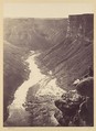 Grand Canyon, Colorado River, Near Paria Creek, Looking West, William H. Bell  American, born England, Albumen silver print from glass negative