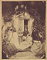 [Claudet Family Group, Chateau de la Roche, Amboise], Francis George Claudet  Canadian, Salted paper print from glass negative