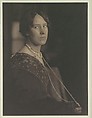 Mrs. F. H. Evans, Gertrude Käsebier (American, 1852–1934), Platinum print