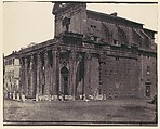 [Temple of Antonius and Faustina, San Lorenzo in Miranda, Rome], Calvert Richard Jones  British, Welsh, Salted paper print from paper negative