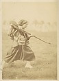 [Soldier Training with Bayonette], Unknown, Gelatin silver print