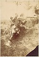 [Soldier Aiming Rifle], Unknown, Gelatin silver print