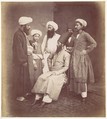 [Six East Indian Men], Francis Frith  British, Albumen silver print from glass negative