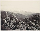 Mount Hermon, The Mount of Transfiguration, Francis Frith  British, Albumen silver print from glass negative
