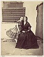 Mrs. Greenhow and Daughter, Imprisoned in the Old Capitol, Washington, Alexander Gardner  American, Scottish, Albumen silver print