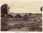 Antietam Bridge, On the Sharpsburg and Boonsboro Turnpike, No. 2, September 1862, Alexander Gardner  American, Scottish, Albumen silver print from glass negative