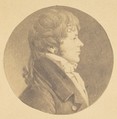 [Mezzotint portrait of a Young Man in Profile, from The St. Memin Collection of Portraits], Jeremiah Gurney  American, Salted paper print