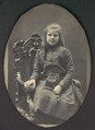 [Girl with Ringlets, Seated, Three-Quarter Length], Frederick Gutekunst  American, born Germany, Gelatin silver print