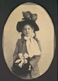 [Girl in Walking Costume with Hat and Muff], Frederick Gutekunst  American, born Germany, Gelatin silver print