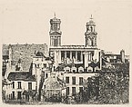 St. Sulpice, Paris, Armand-Hippolyte-Louis Fizeau  French, Photogravure