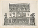 Maison Élevée Rue St. Georges par M. Renaud, Armand-Hippolyte-Louis Fizeau  French, Photogravure