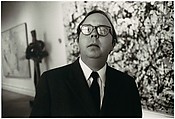 [Henry Geldzhaler in Gallery at the Metropolitan Museum of Art], Bruce Davidson  American, Gelatin silver print