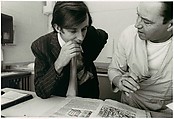 [John McKendry and Conservator], Bruce Davidson  American, Gelatin silver print