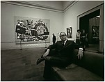 [Henry Geldzhaler in Gallery], Bruce Davidson  American, Gelatin silver print