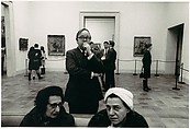 [Henry Geldzhaler in Gallery], Bruce Davidson  American, Gelatin silver print