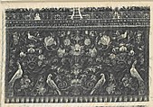 [Needlework Altar Cloth, Durham], Frederick H. Evans (British, London 1853–1943 London), Platinum print on cotton fabric