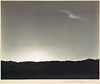 Clouds, Death Valley, Edward Weston American, Gelatin silver print