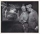 Ford of Canada. Canadian Automobile Plant. Paint Spraying Operation, Yousuf Karsh Canadian, born Armenia, Gelatin silver print