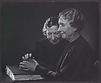 Helen Keller with Polly Thomson, Yousuf Karsh  Canadian, born Armenia, Gelatin silver print