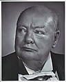 Winston Churchill, Yousuf Karsh  Canadian, born Armenia, Gelatin silver print