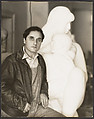 William Zorach, "Mother and Child" in Background, Collection of the Metropolitan Museum, Charles Sheeler American, Gelatin silver print