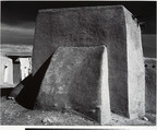 Rear of Church, Cordova, New Mexico, Ansel Easton Adams  American, Gelatin silver print