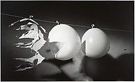 [Bullet Passing Through Three Balloons], Harold Edgerton  American, Gelatin silver print