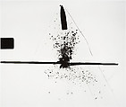 [Bullet Passing Through Plexiglas], Harold Edgerton  American, Gelatin silver print