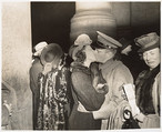 Soldier's Farewell, Weegee American, born Austria-Hungary, Gelatin silver print