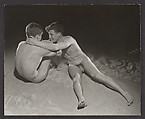 [Two Male Nudes on Sand], George Platt Lynes  American, Gelatin silver print