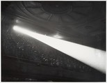 [Spotlight Shining from Theater Balcony], Weegee  American, born Austria-Hungary, Gelatin silver print