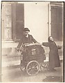 Organ-grinder, Eugène Atget  French, Matte albumen silver print from glass negative