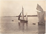 Boats at La Rochelle, Eugène Atget  French, Matte albumen silver print from glass negative